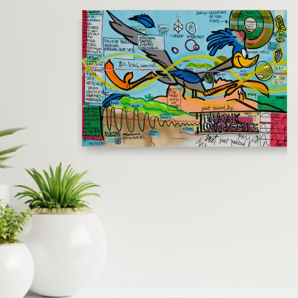 Harmonic Convergence, This Brief Moment  - Lebo Steel Mineral Print